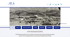 Desktop Screenshot of ntp.co.za