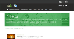 Desktop Screenshot of ntp.br