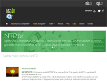 Tablet Screenshot of ntp.br