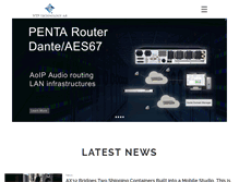 Tablet Screenshot of ntp.dk